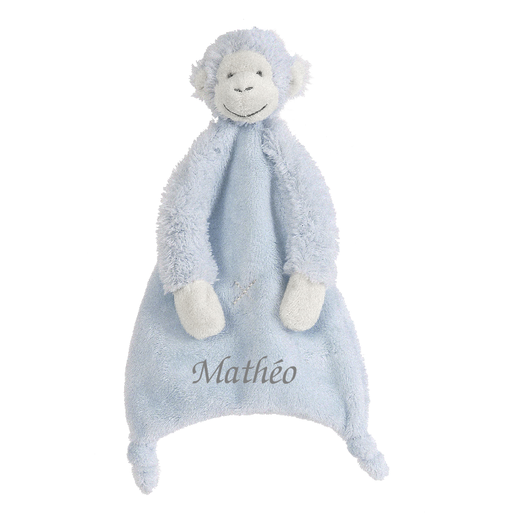  - mickey singe - bleu 30 cm 